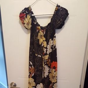 Asymmetrical off shoulder dress